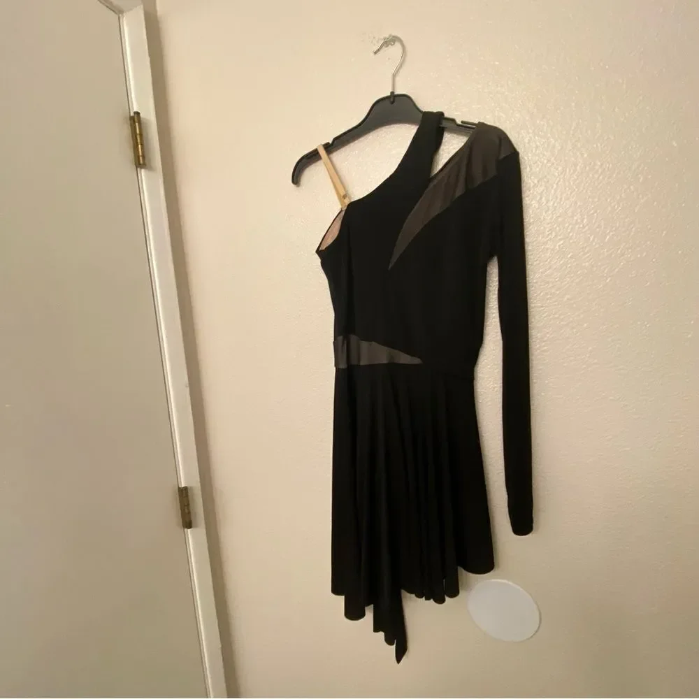 Weissman Dance costume black dress How'd We End Up Here 10889 SA adult